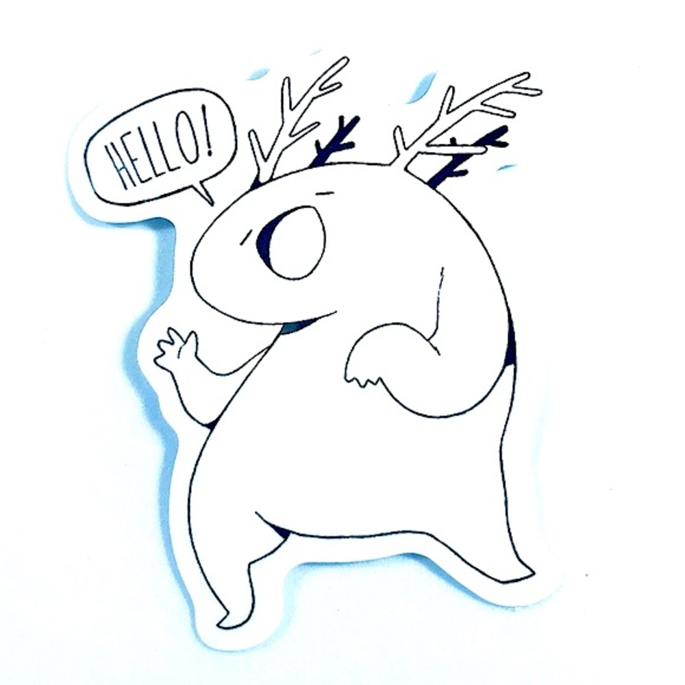 Anime Axolotl Crazy Trending WaterProof Single Decor Accent Sticker